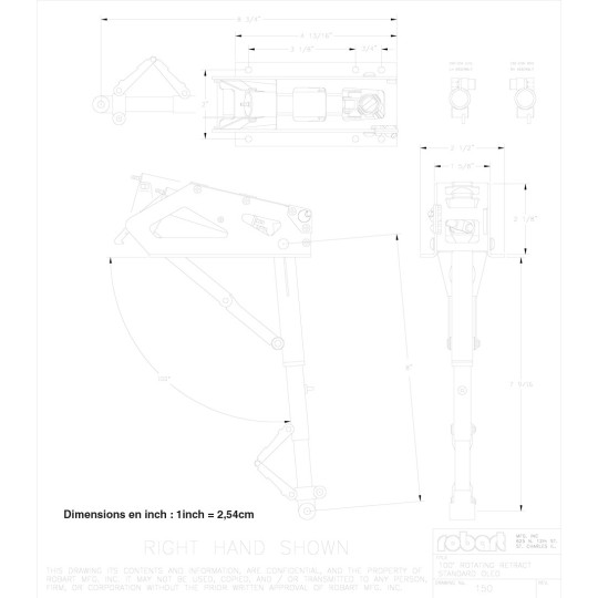 Eingebettete Zubehör -Züge BI -Jambes Rotary - 1/5 | Scientific-MHD