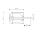 Elektromotor -Funk -gesteuerter Motor DM2220 KV1100 | Scientific-MHD Elektromotor -Funk -gesteuerter Motor DM2220 KV1100 | Scientific-MHD