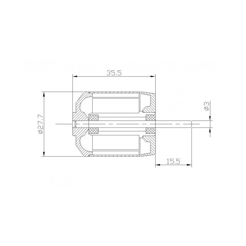 Elektromotor -Funk -gesteuerter Motor DM2220 KV1100 | Scientific-MHD