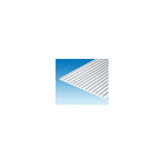 Polystyrolmaterial "V" 152x304x0.50x2,54 mm Polystyrolmaterial "V" 152x304x0.50x2,54 mm | Scientific-MHD