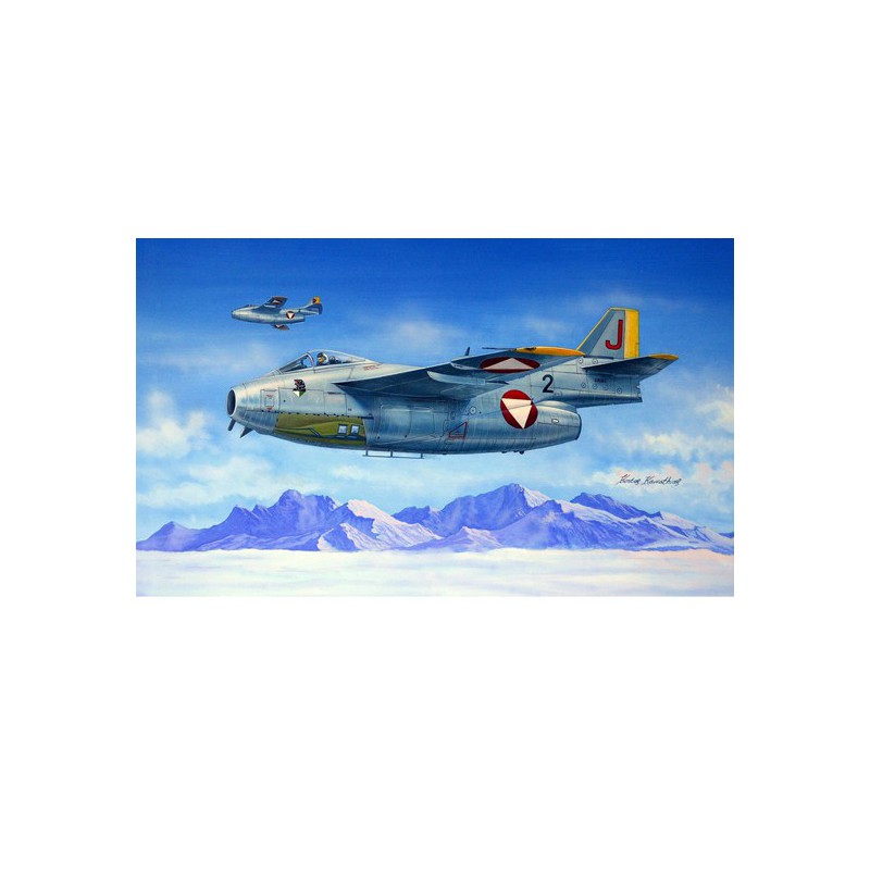 Kunststoffflugzeugmodell J29F Flying Barl 1/48 | Scientific-MHD