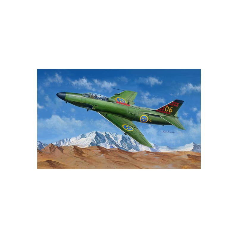 SAAB J-32B/E Lansen Plastikebene Modell 1/48 | Scientific-MHD