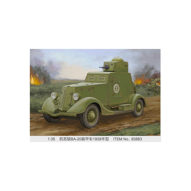 Kunststoff-LKW-Modell BA-20 1939 1/35 | Scientific-MHD