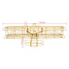 Holzflugzeugmodell Wright Flyer 500mm Kit | Scientific-MHD