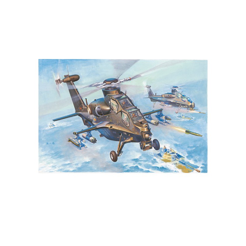 Plastikhubschrauber-Modell WZ-10 Thunderbolt 1/72 | Scientific-MHD