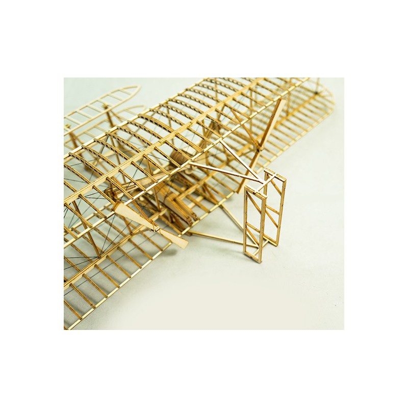 Holzflugzeugmodell Wright Flyer 500mm Kit | Scientific-MHD