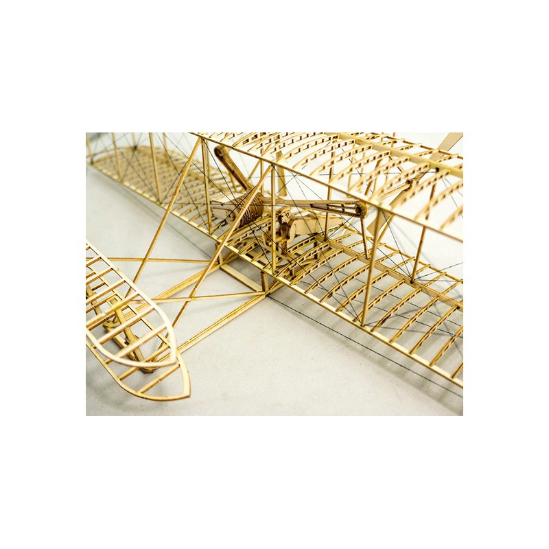 Holzflugzeugmodell Wright Flyer 500mm Kit | Scientific-MHD