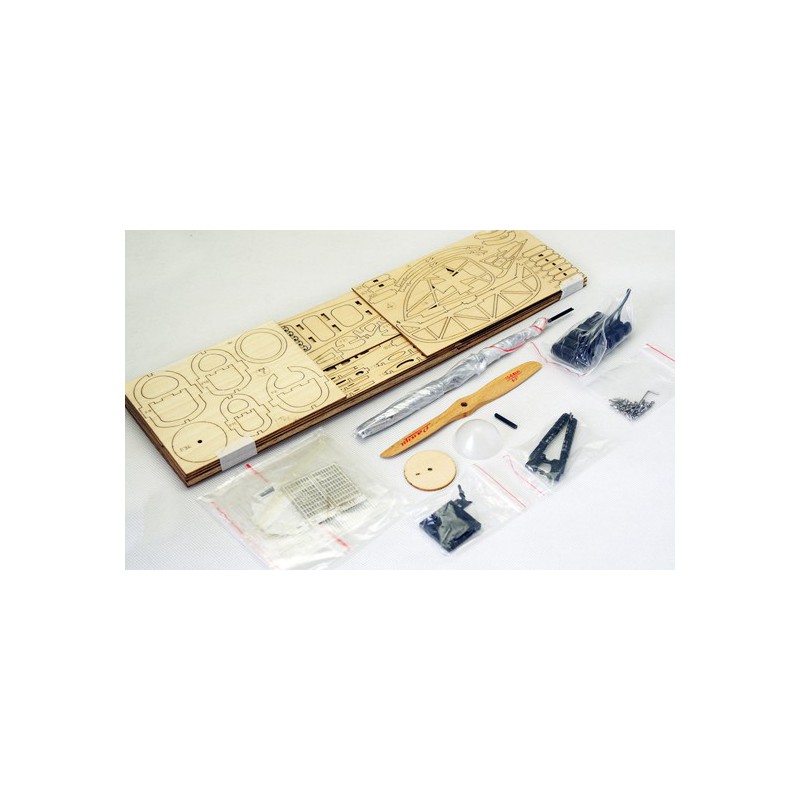 Holzflugzeugmodell Albatros 500mm Kit | Scientific-MHD
