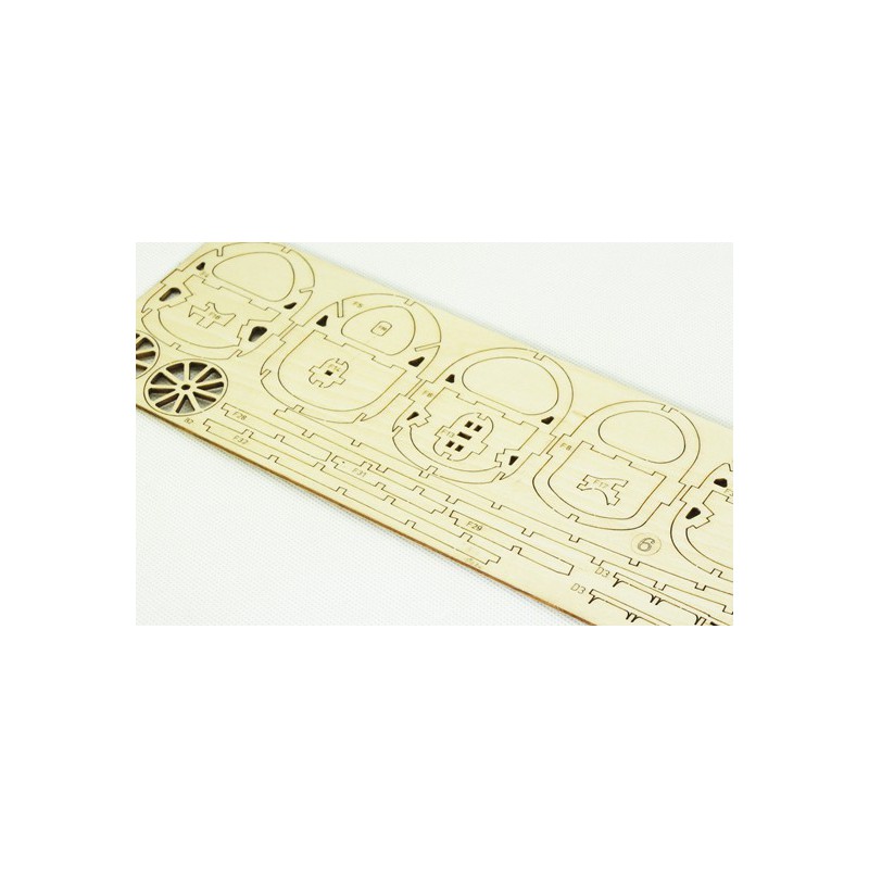 Holzflugzeugmodell Albatros 500mm Kit | Scientific-MHD