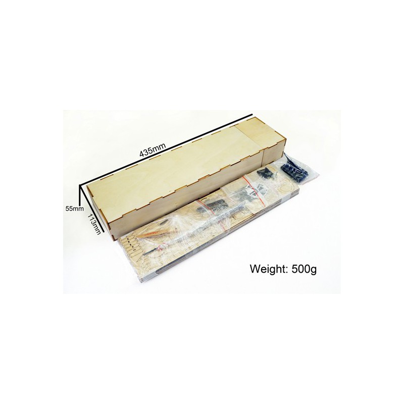 Holzflugzeugmodell Albatros 500mm Kit | Scientific-MHD