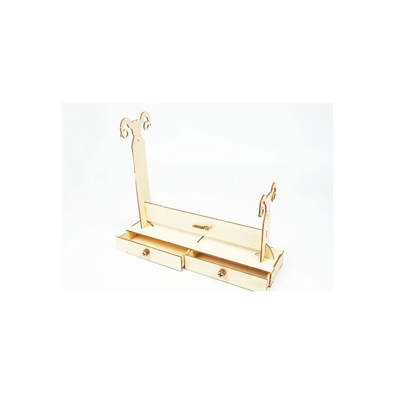 Terrain -Accessoire -Ständer aus Holz in Holz zum Montieren | Scientific-MHD