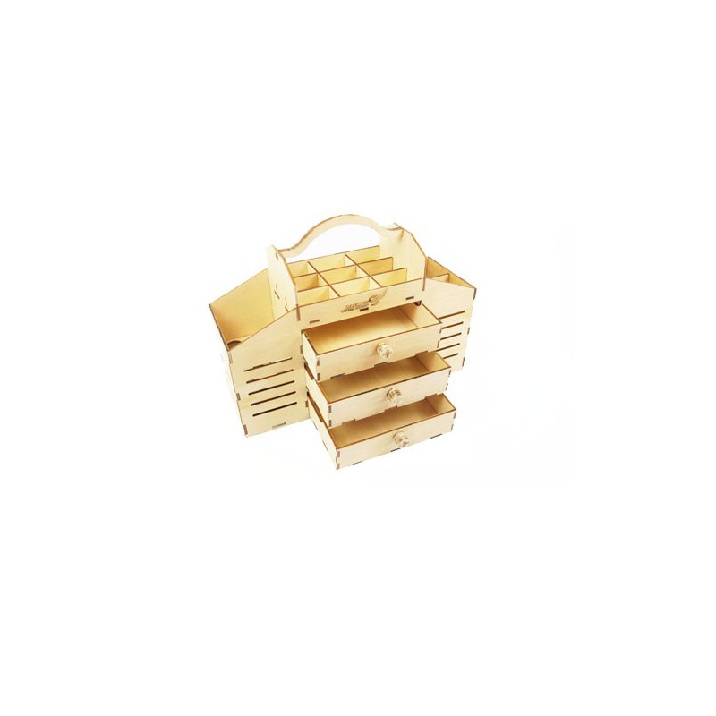 Terrain Accessoire Caisse de Terrain in Holz, um sich zusammenzubauen | Scientific-MHD