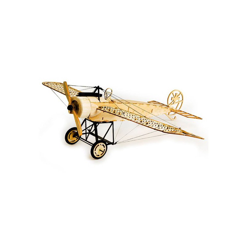 Fokker-e statisches Holzflugzeugmodell im Kit | Scientific-MHD