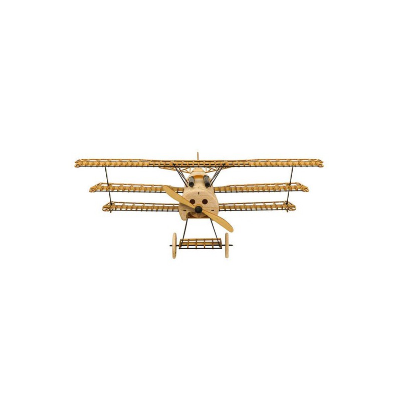Holzflugzeugmodell Fokker DR1 Statisch 1/18 400 mm | Scientific-MHD