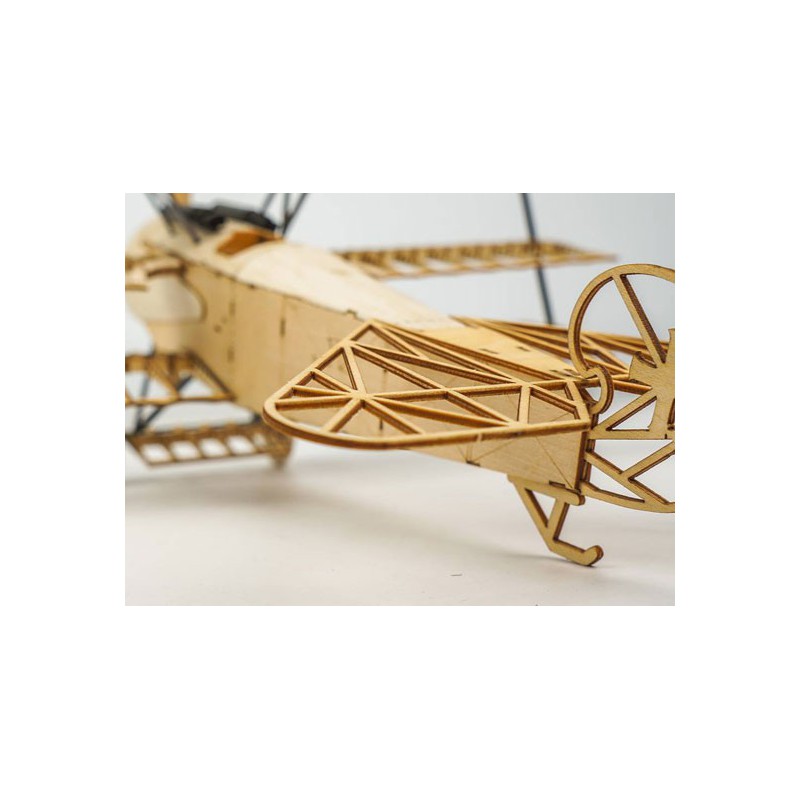 Holzflugzeugmodell Fokker DR1 Statisch 1/18 400 mm | Scientific-MHD