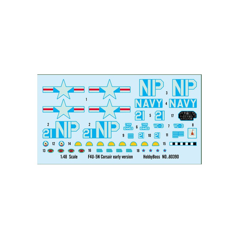 F4U-5N Corsair früh 1/48 Ebenenebene Flugzeugmodell | Scientific-MHD