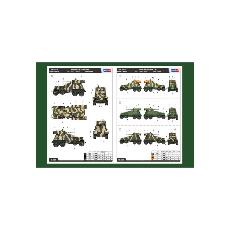 Sowjetisches BA-6-Plastikketten-Ba-6-Amor-Auto 1/35 | Scientific-MHD