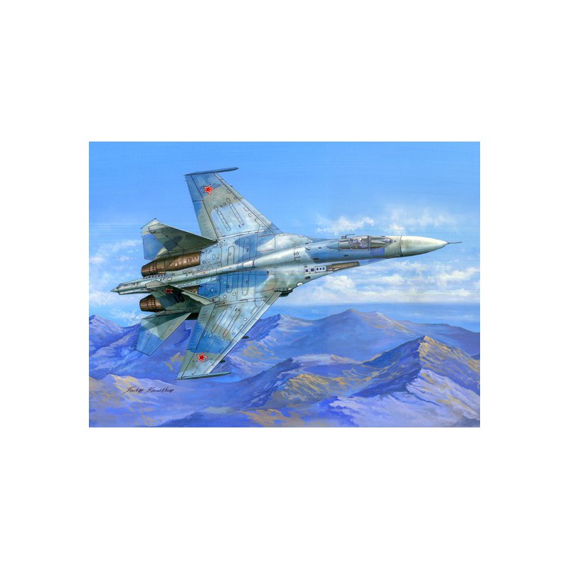 SU-27 Plastikebene Modell Flanker B 1/48 | Scientific-MHD