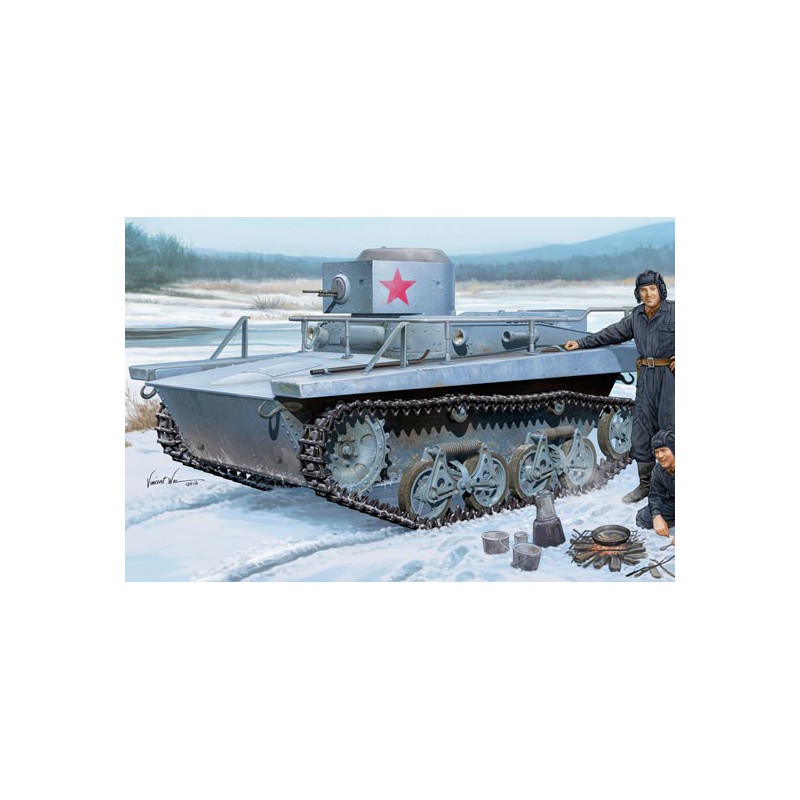 Sowjet T-37TU Plastik Charqu Chard Command Tank 1/35 | Scientific-MHD