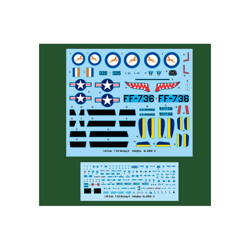 P-51d Mustang IV 1/48 Kunststoffebene Modell | Scientific-MHD
