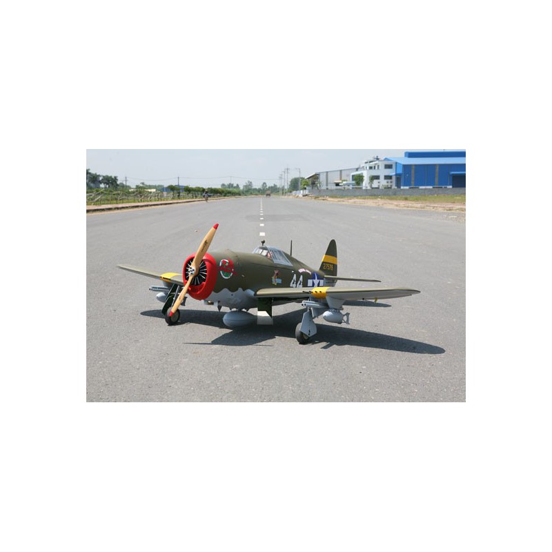 Riesiger, radio-scomputerthermischem Flugzeug P-47 Razorback 50-61cc/EP ARF | Scientific-MHD