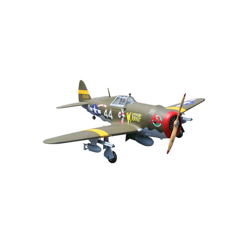 Riesiger, radio-scomputerthermischem Flugzeug P-47 Razorback 50-61cc/EP ARF | Scientific-MHD