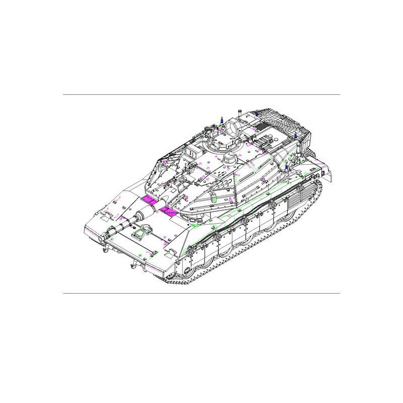 Merkava Mk IV 1/72 Kunststofftankmodell | Scientific-MHD