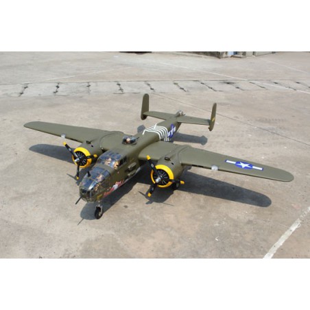 Radio-kontrollierte Thermoflugzeuge B-25 2x20cc ARF + Elektrische Rendite | Scientific-MHD Radio-kontrollierte Thermoflugzeuge B-25 2x20cc ARF + Elektrische Rendite | Scientific-MHD
