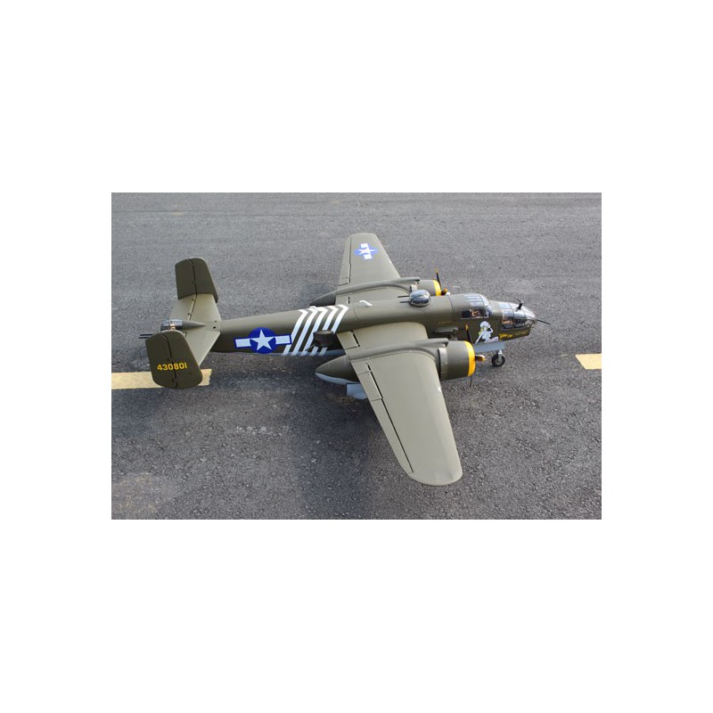 Radio-kontrollierte Thermoflugzeuge B-25 2x20cc ARF + Elektrische Rendite | Scientific-MHD