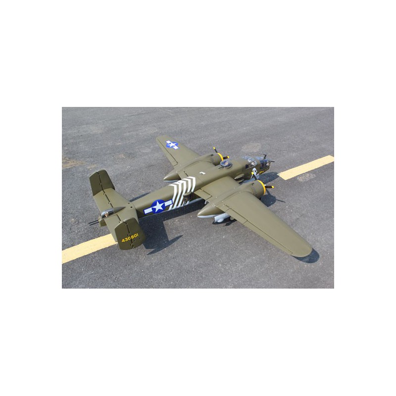 Radio-kontrollierte Thermoflugzeuge B-25 2x20cc ARF + Elektrische Rendite | Scientific-MHD