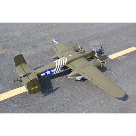Radio-kontrollierte Thermoflugzeuge B-25 2x20cc ARF + Elektrische Rendite | Scientific-MHD Radio-kontrollierte Thermoflugzeuge B-25 2x20cc ARF + Elektrische Rendite | Scientific-MHD