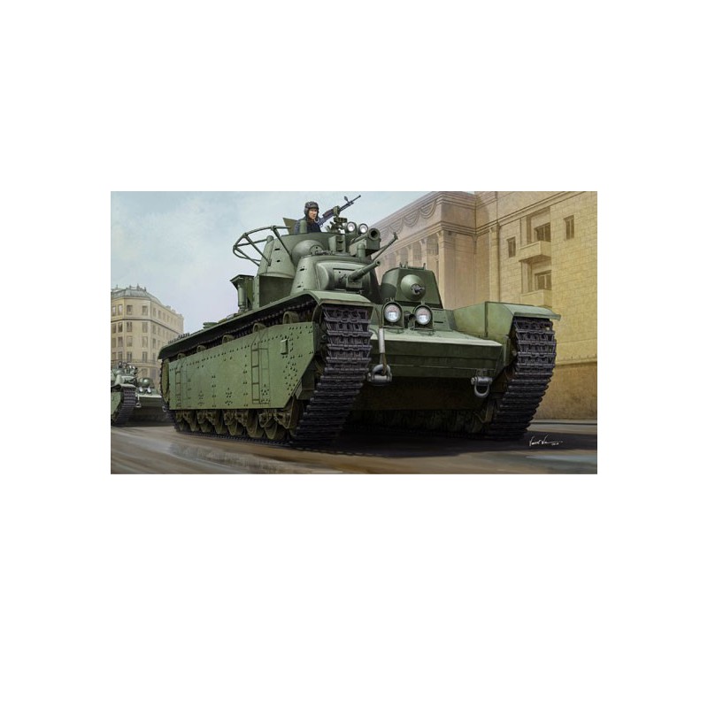 Sowjetischer Schwertank T-35 1938/35 Kunststoffmodell für Kunststoff Kunststoffmodell | Scientific-MHD