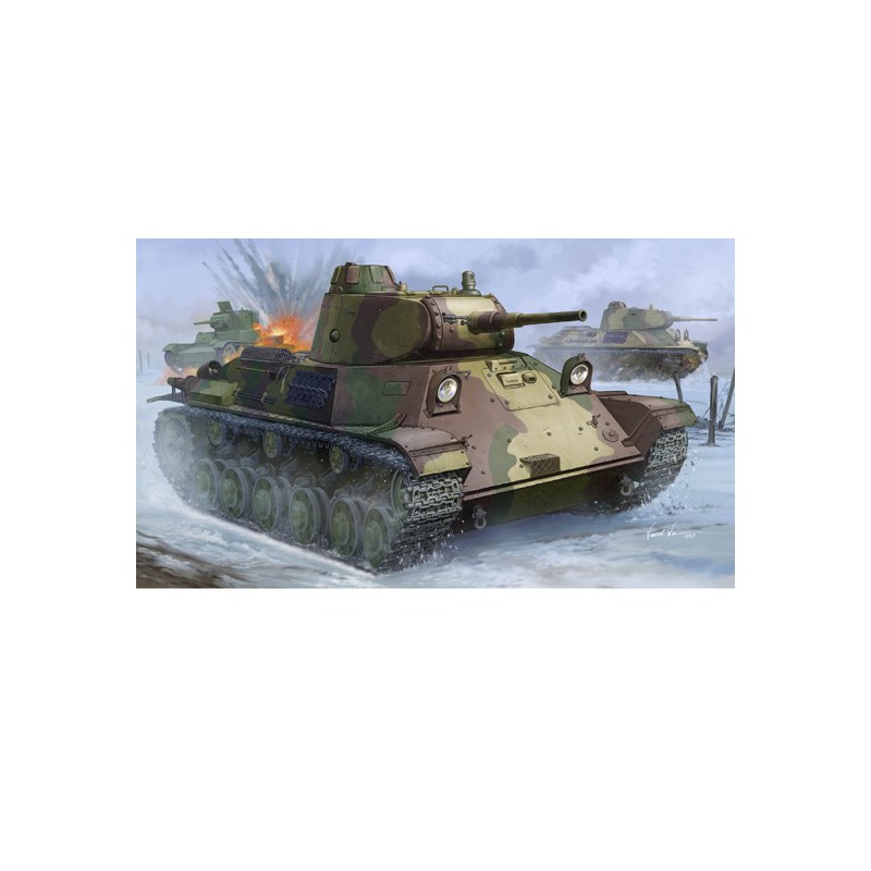 Finnisches Kunststofftankmodell T-50 1/35 Tank | Scientific-MHD