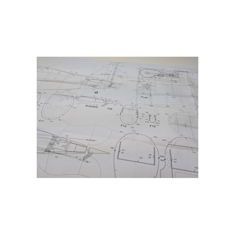 Radio-kontrollierte Thermalflugzeug P-47 Thunderbolt Master Scale Kit Edition | Scientific-MHD