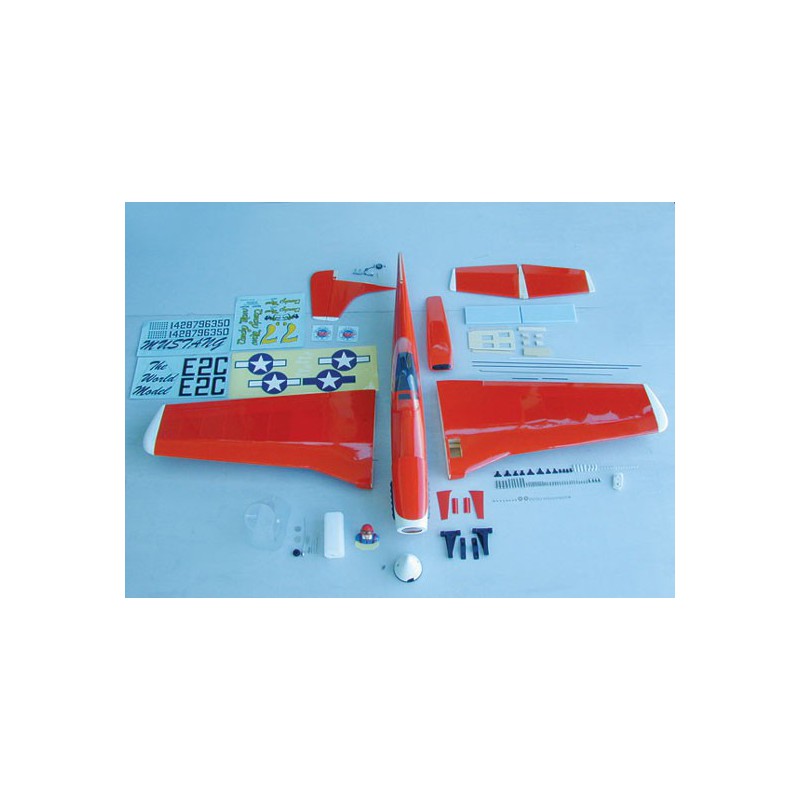 Radio-51 Mustang-46 Rougearf Radio-kontrolliertes Wärmeflugzeug | Scientific-MHD