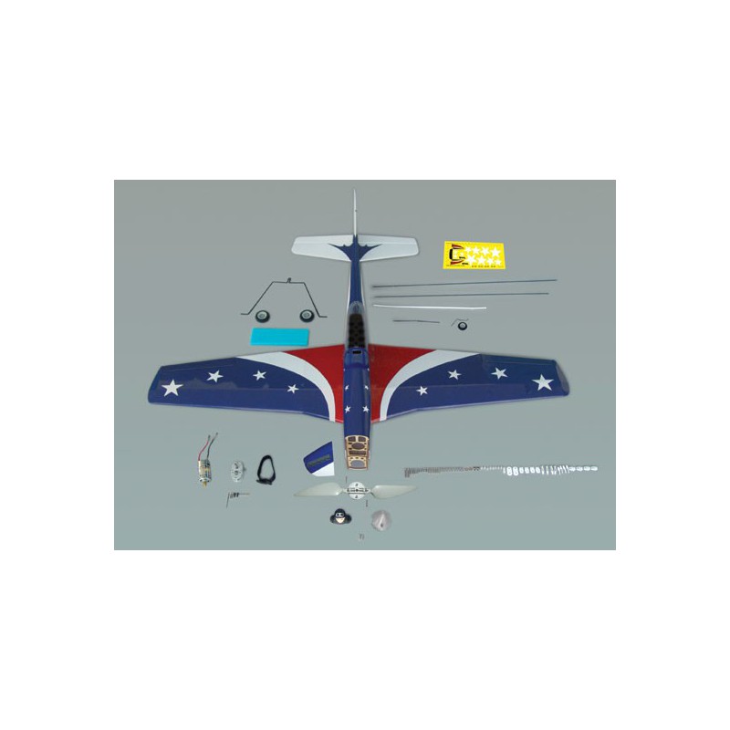 Entwurf elektrischer Flugzeug P-51 Mustang EP M. America ARF | Scientific-MHD