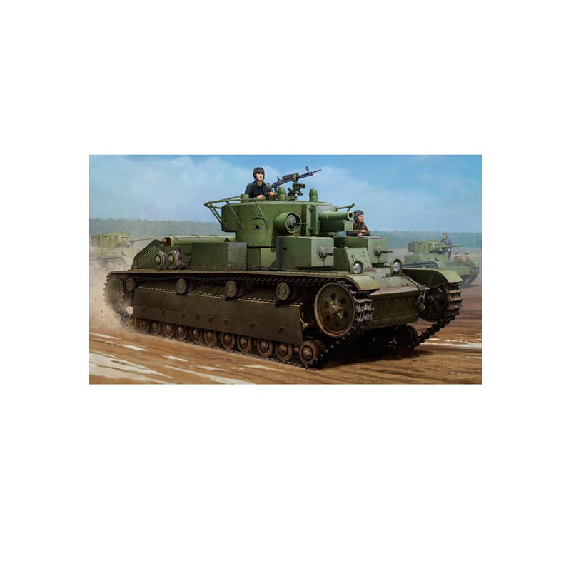 T-28 mit geschweißtem 1/35 Kunststofftankmodell geschweißt | Scientific-MHD