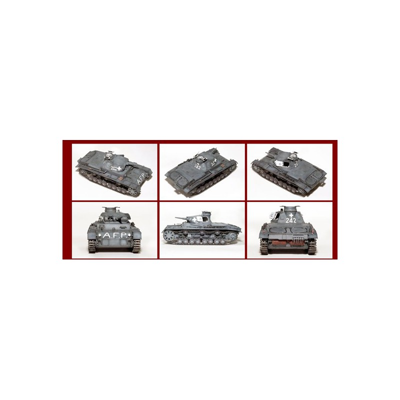 PZ.KPFW Kunststofftankmodell. III AUSF.D 1/35 | Scientific-MHD