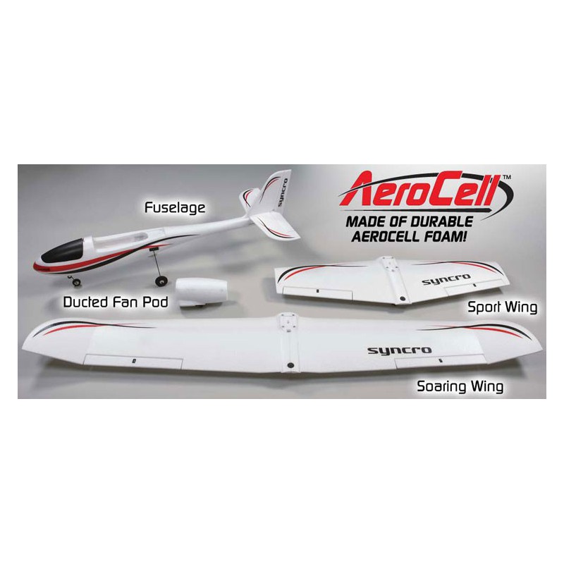 Syncro EP verlegt Fang Glider ARF Syncro Elektrische Airs | Scientific-MHD
