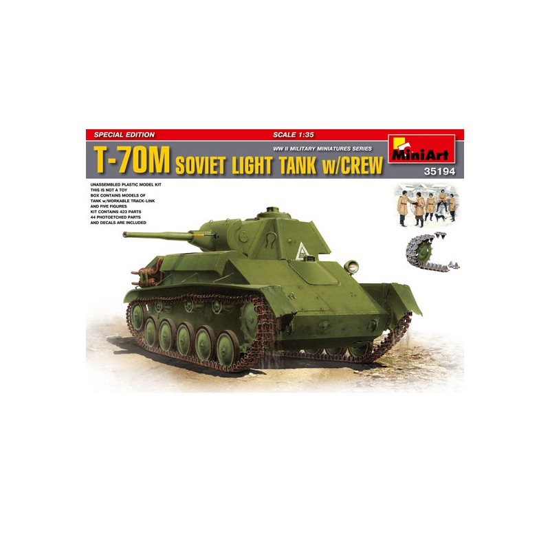 T-70M Kunststofftankmodell Spezial Edition 1/35 | Scientific-MHD