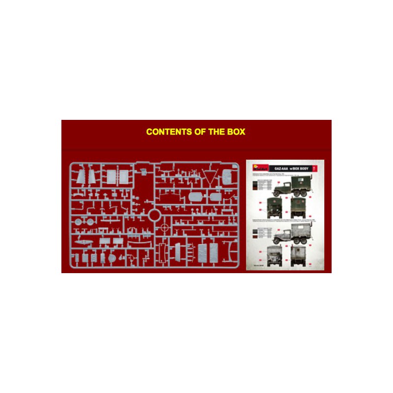 AAA -Gas -Plastik -LKW -Modell + 1/35 Unterkunft | Scientific-MHD
