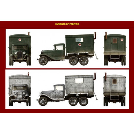 AAA -Gas -Plastik -LKW -Modell + 1/35 Unterkunft | Scientific-MHD
