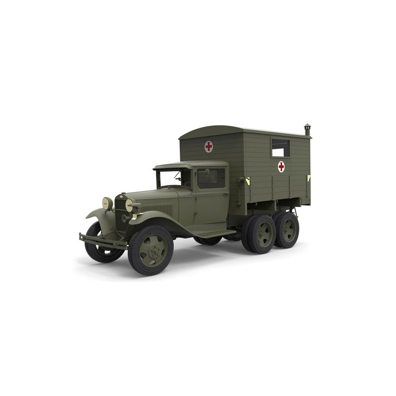 AAA -Gas -Plastik -LKW -Modell + 1/35 Unterkunft | Scientific-MHD