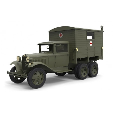 AAA -Gas -Plastik -LKW -Modell + 1/35 Unterkunft | Scientific-MHD