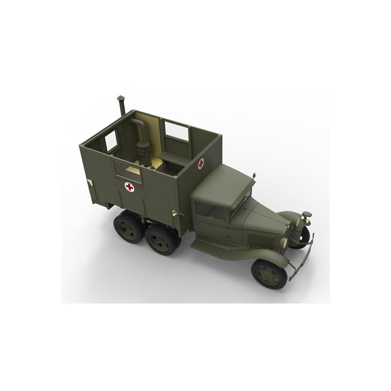 AAA -Gas -Plastik -LKW -Modell + 1/35 Unterkunft | Scientific-MHD