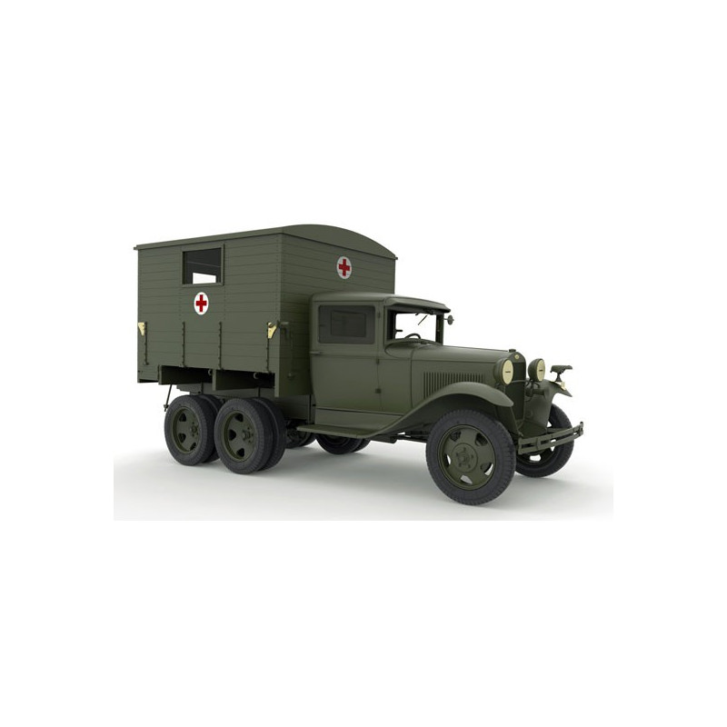 AAA -Gas -Plastik -LKW -Modell + 1/35 Unterkunft | Scientific-MHD