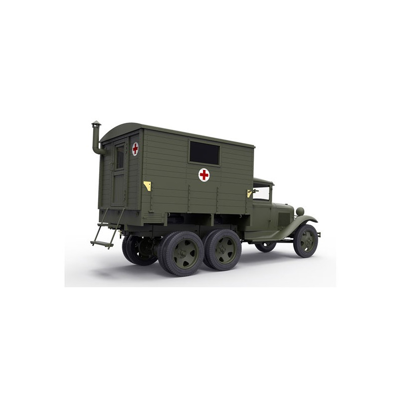 AAA -Gas -Plastik -LKW -Modell + 1/35 Unterkunft | Scientific-MHD