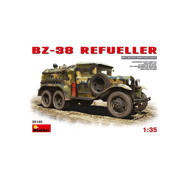 Plastik-LKW-Modell BZ-38 Tank 1/35 | Scientific-MHD