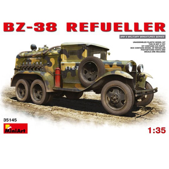 Plastik-LKW-Modell BZ-38 Tank 1/35 Plastik-LKW-Modell BZ-38 Tank 1/35 | Scientific-MHD