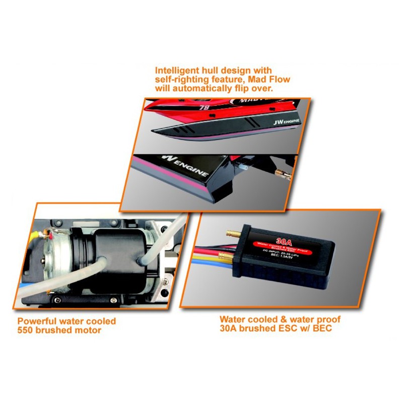 Elektroboot Mad Flow F1 BRTS Combo entfernen | Scientific-MHD